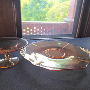 Cambridge cheese/cracker plate compote set - 2 pcs