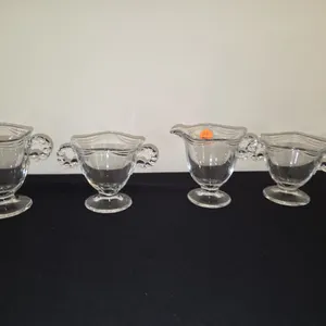 Fostoria Coronet sucker and creamer, 2 each