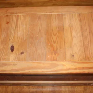Wooden Storage Chest with Hinged Lid