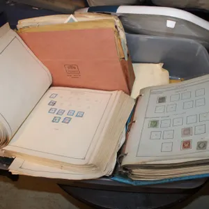 Worldwide Postage Stamp Albums and Loose Stamps