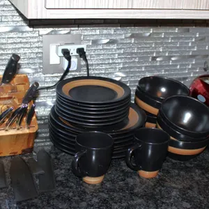Kitchen Set with Keurig, Knife Block, Pfaltzgraff Dishes