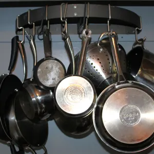 Belgique Pots, Pans, and Hanging Rack Set
