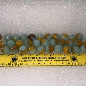 35 Ct Vintage Peltier Rainbo Marbles