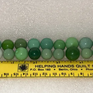 18 Ct Vintage Green Marbles