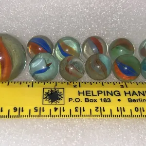 Multi Colored 10 Ct & 1 Shooter Marbles