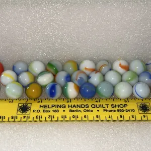 30 Ct Vintage Tricolor Marbles