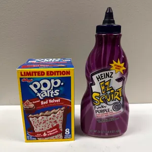Limited Edition Heinz Funky Purple Ketchup & Pop Tarts Red Velvet