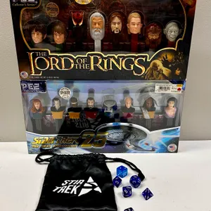 Two PEZ Limited Edition Sets & Stir Trek Polyhedral Dice