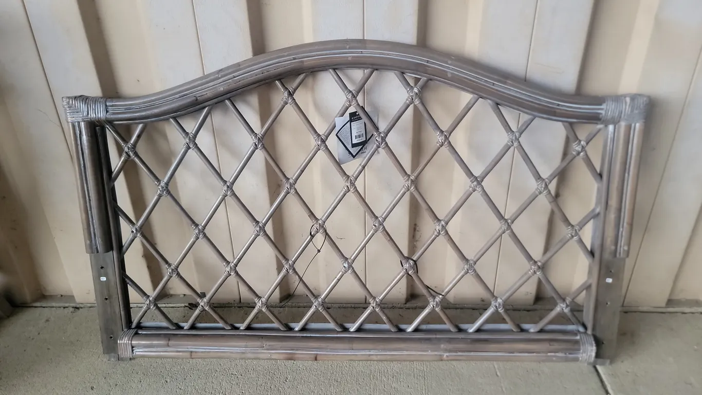 Wood Full Size Headboard Bamboo Style 55"X34"