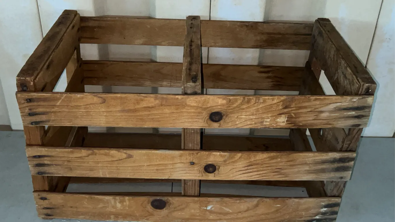 Vintage Wood Crate Sun King Cantaloupes 24.5"X13.75"X14"
