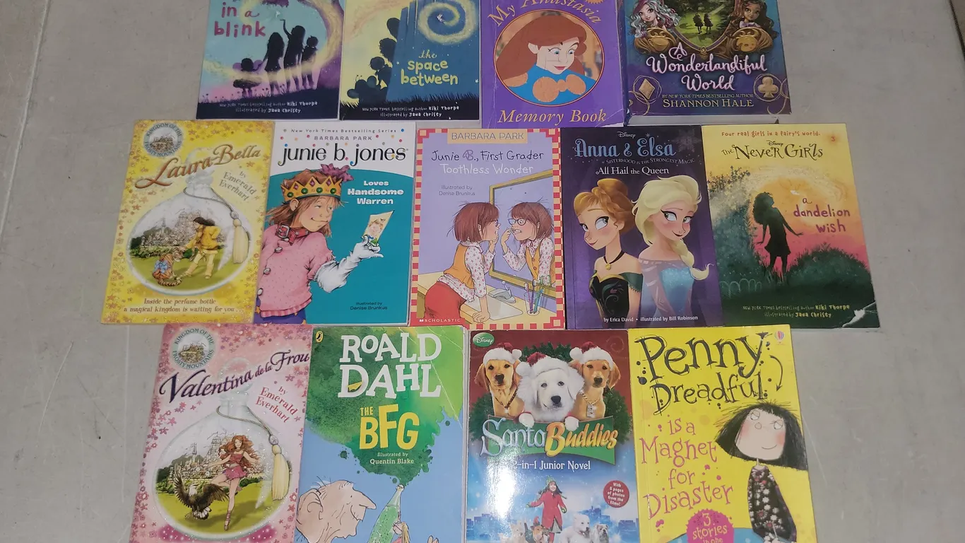 13 Assorted Kids Chapter Books-Disney, Penny Dreadful, Etc.