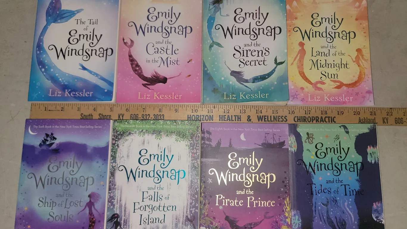 8 Ct. Emily Windsnap Paperback Books By Liz Kessler