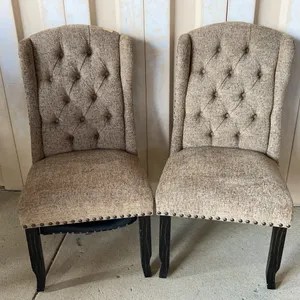 2 New Wingback Style Chairs 21"X22"X41.5", Seat 19" High