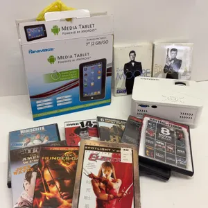 Tablet, Projector, DVDs