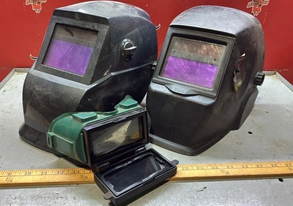 2 Auto darkening Welding Helmets & Flip-Up
