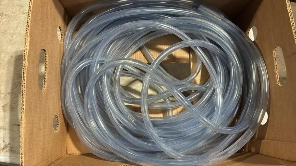Unknown Quantity of 3/8� Food Grade Tubing.