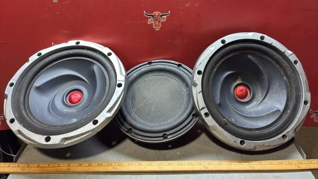 3 Kenwood Speakers.