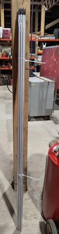 68� Mystery Rods. Aluminium Tubes w/Plastic Ends.