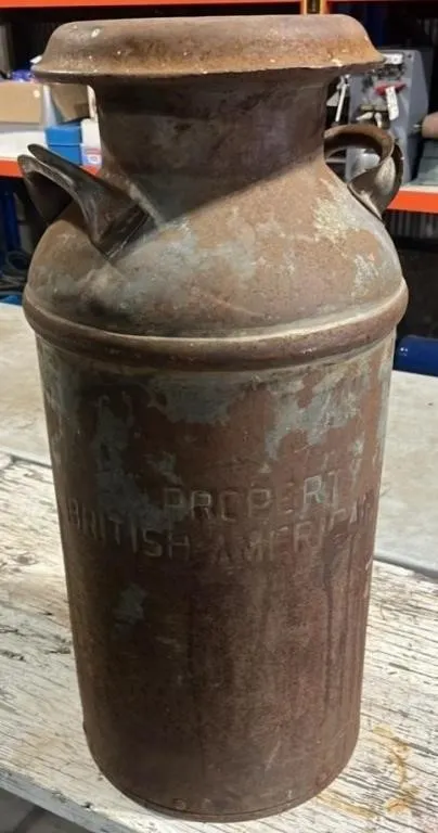 British America Oil Company 10 gal Can