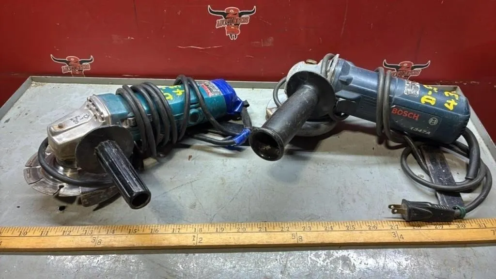 2 Angle Grinders.