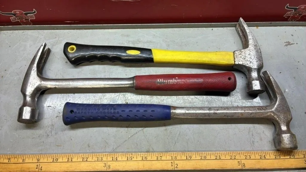 3 Framing Hammers.