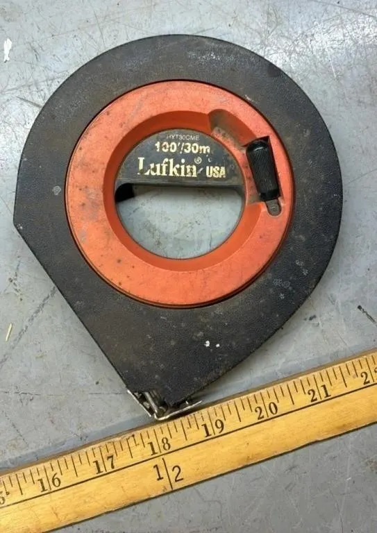 Lufkin 100ft Measuring Tape.