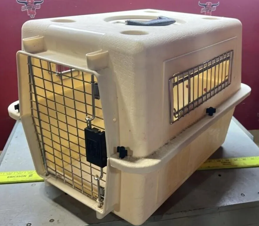 Small Pet Carrier. 16"W x 21"L x 16"H.