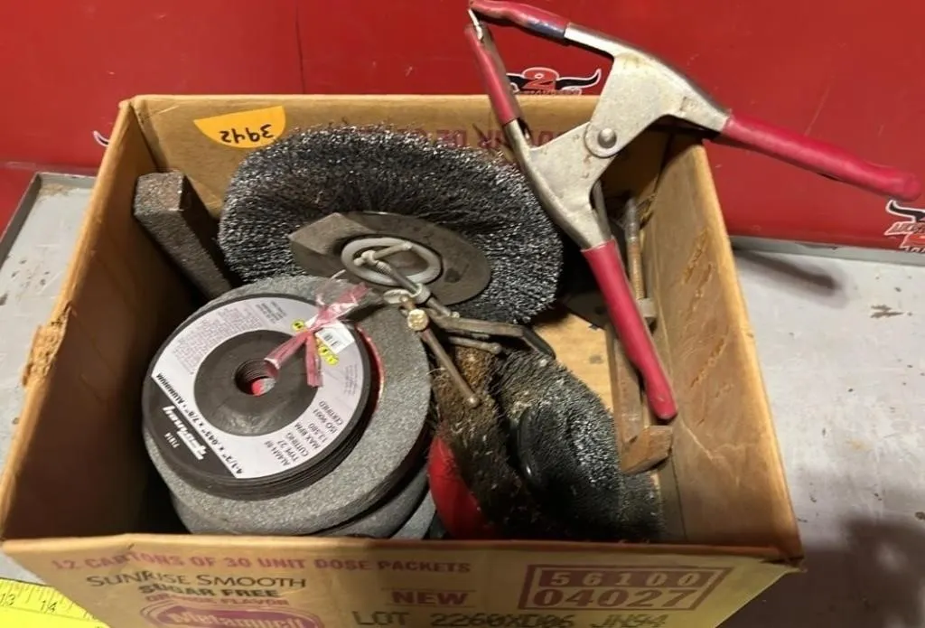 Grindstones, Brushes, Clamps, etc.