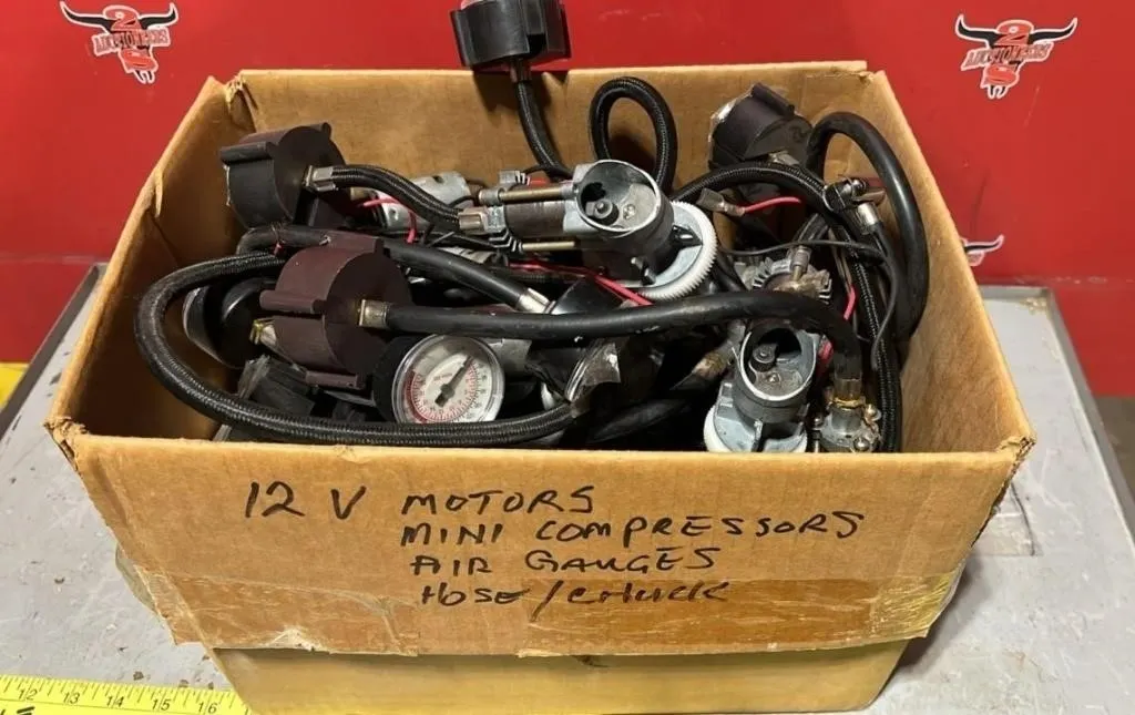 Box w/12V Motors for Mini Air Compressor, Air