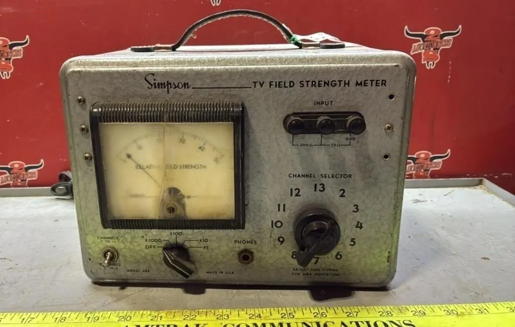 Simpson TV Field Strength Meter.