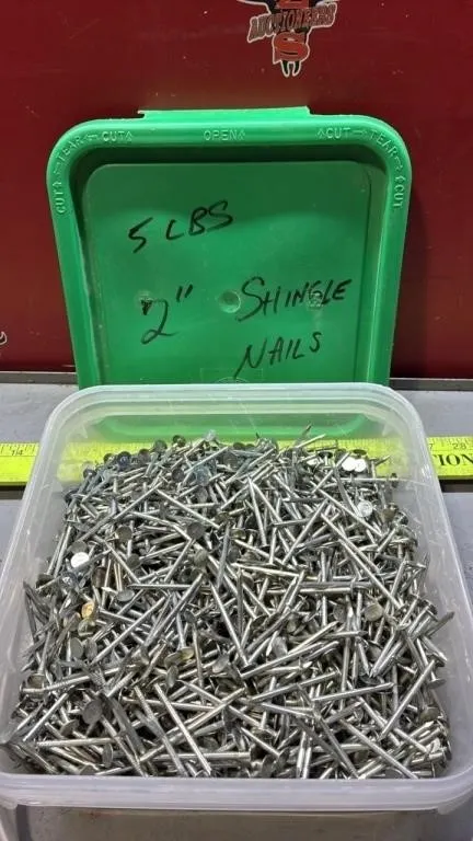 5lbs of 2� Shingle Nails.