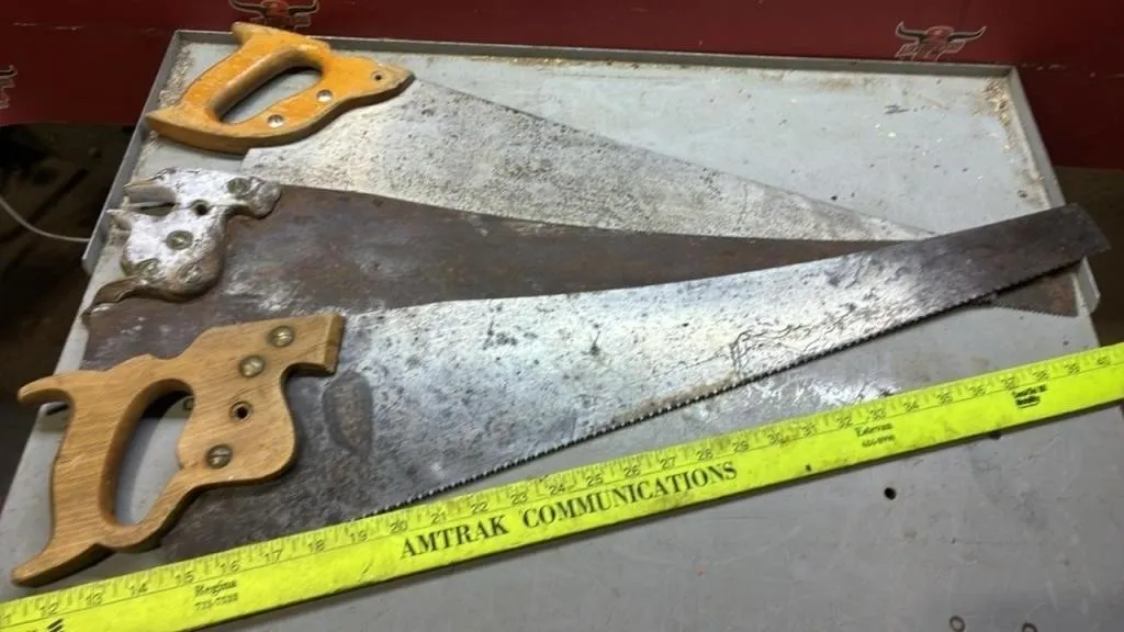 3 Old Hand Saws