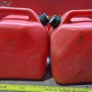 Two, 20L Jerry Cans.