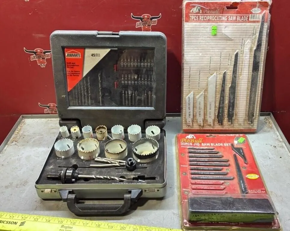 Hole Saws, Drill Bits, Jigsaw & Reciprocating Saw