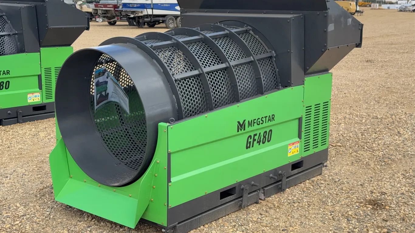 2026 MFGSTAR GF480 Rotary Drum Screen