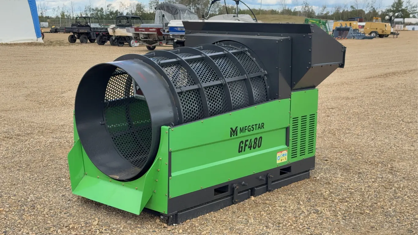 2026 MFGSTAR GF480 Rotary Drum Screen