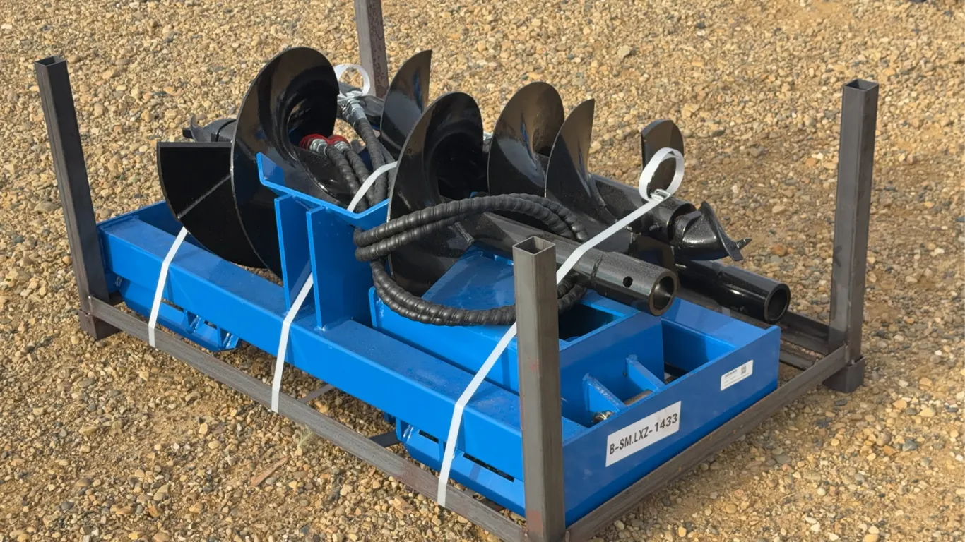 2026 GIYI Skid Steer Loader Auger and Extra Rod