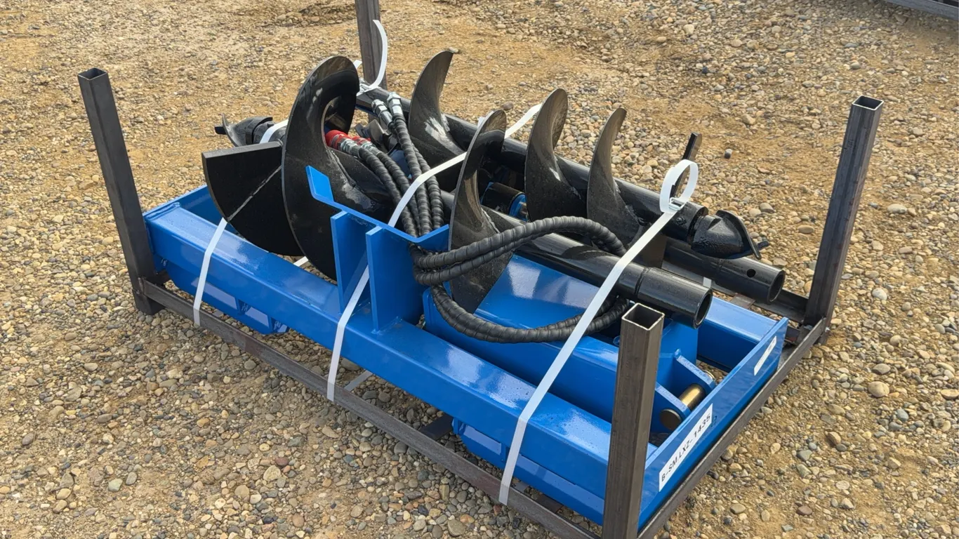 2026 GIYI Skid Steer Loader Auger and Extra Rod