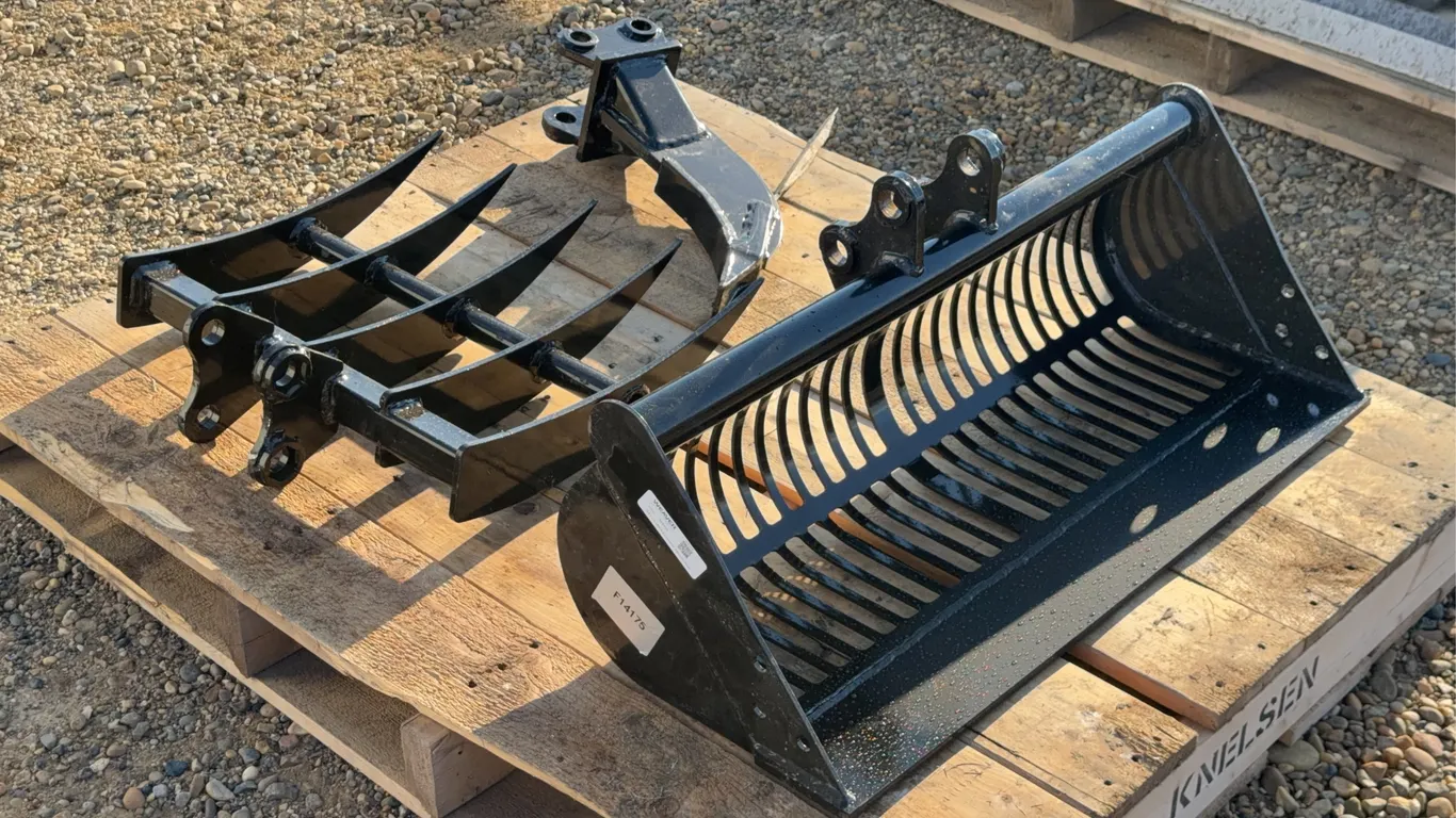 QTY (3) MIVA Excavator Attachments