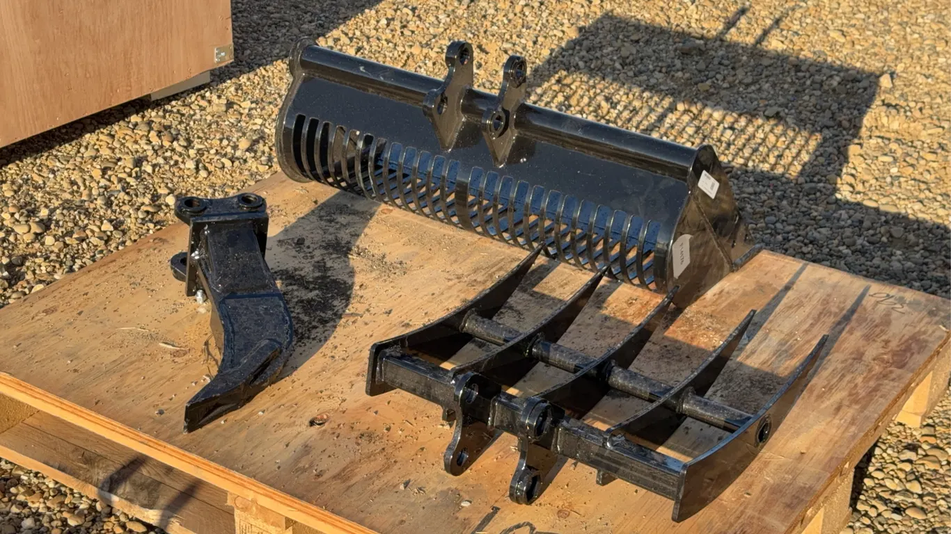 QTY (3) MIVA Excavator Attachments