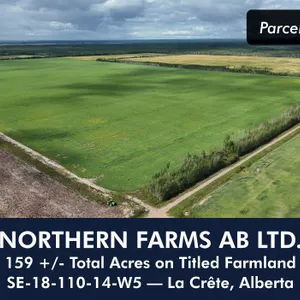 La Crete, AB SE-18-110-14-W5 159 +/- Total Acres on Titled Farmland