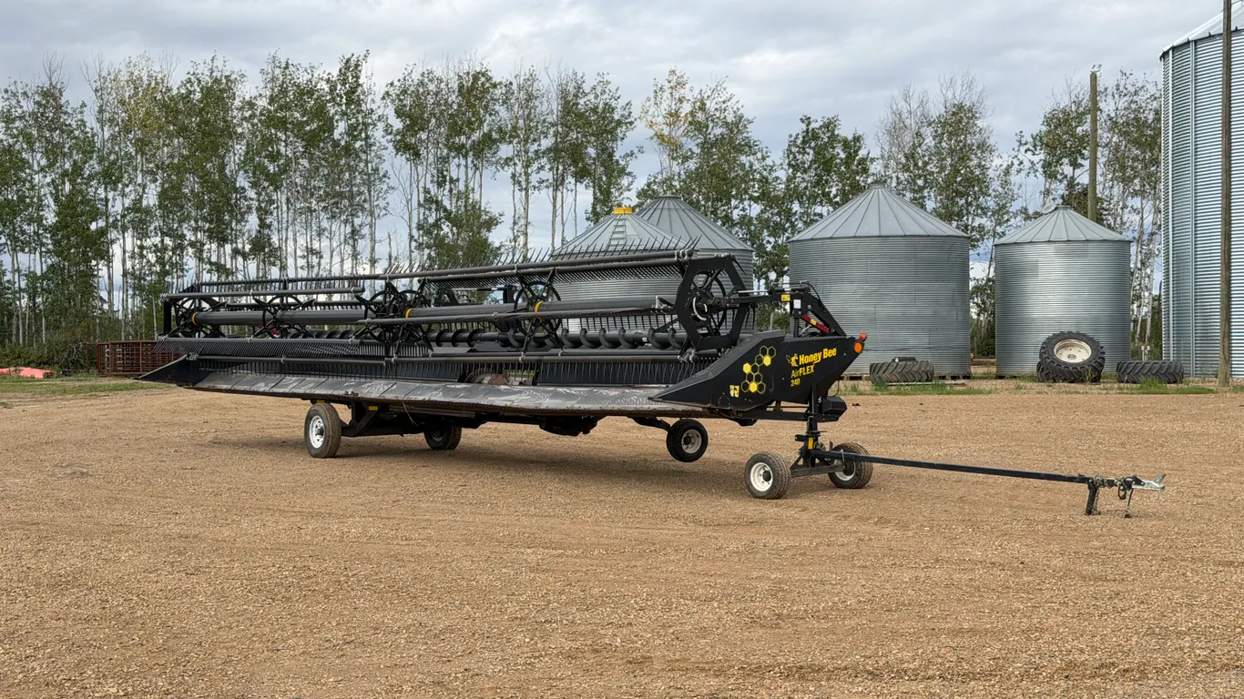 2017 Honeybee Air Flex AF240 Straight Cut Header