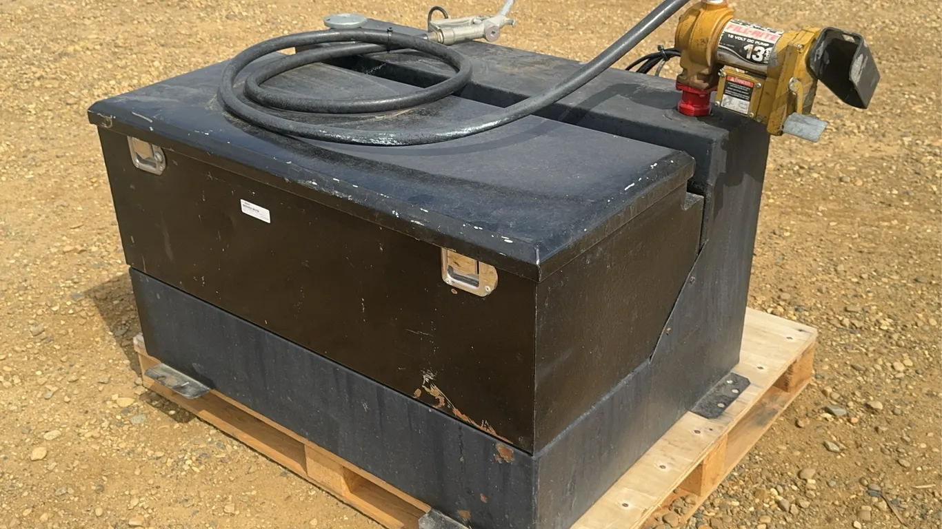 75 Gallon L Shape Slip Tank / Tool Box
