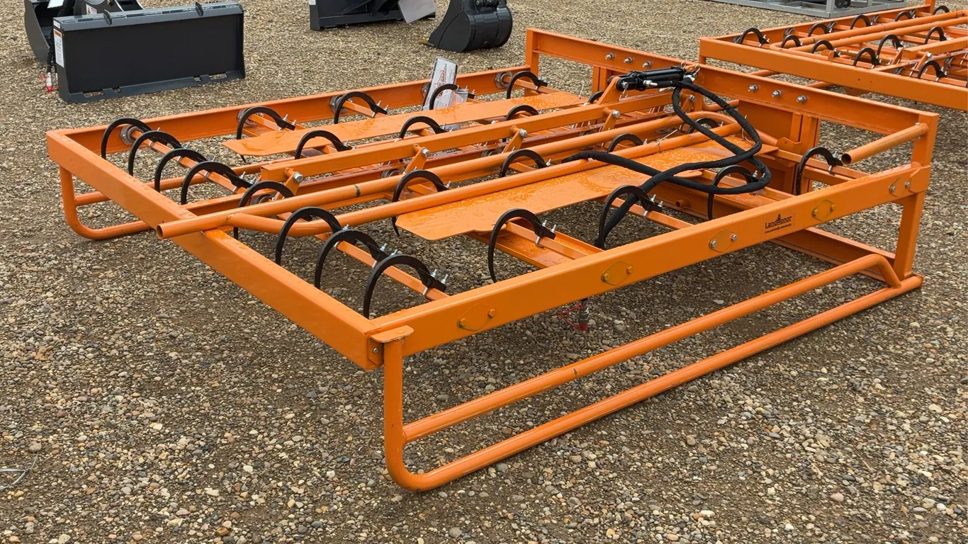 2026 Landhonor Hydraulic Skid Steer Hay Accumulator Grapple Unused