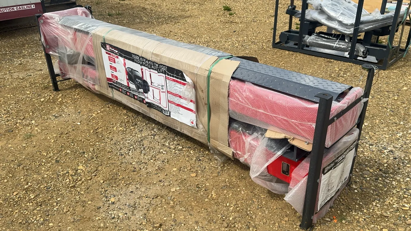 StanForge 10,000 LB Two Post Floor Plate Auto Lift Unused