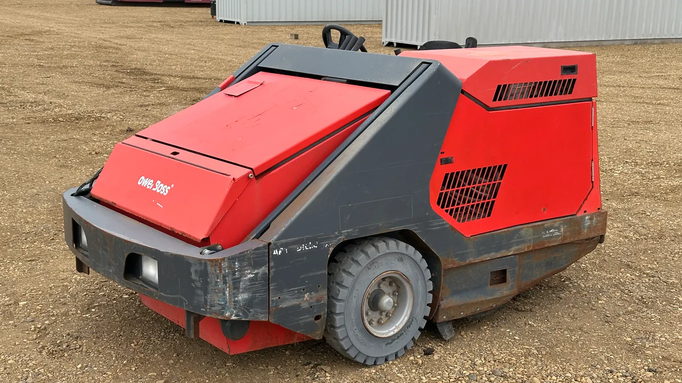 Non-Operable 2009 Power Boss 9XR-Gas Street Sweeper