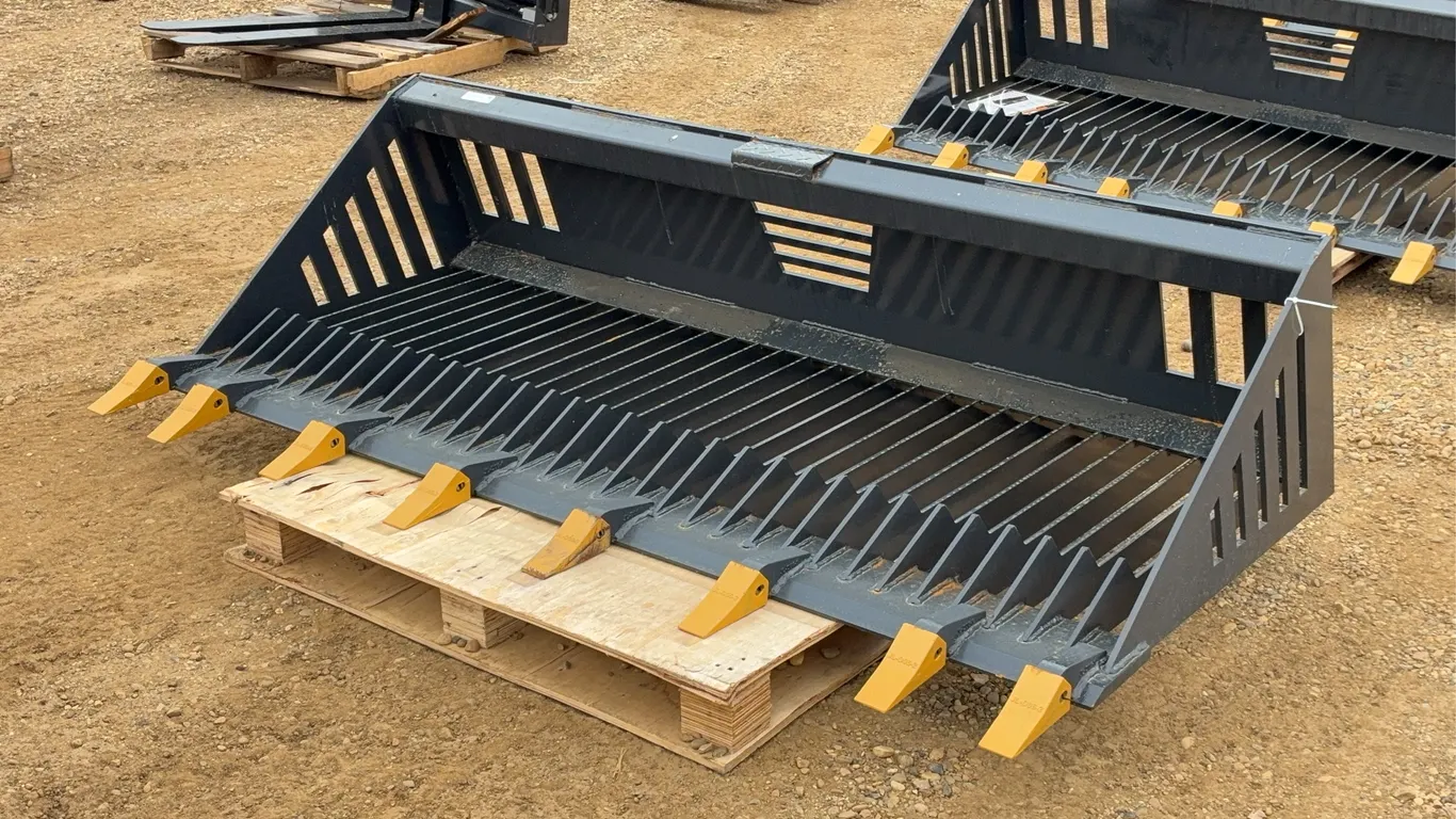 2026 Landhonor 78 IN. Skid Steer Rock Bucket Unused