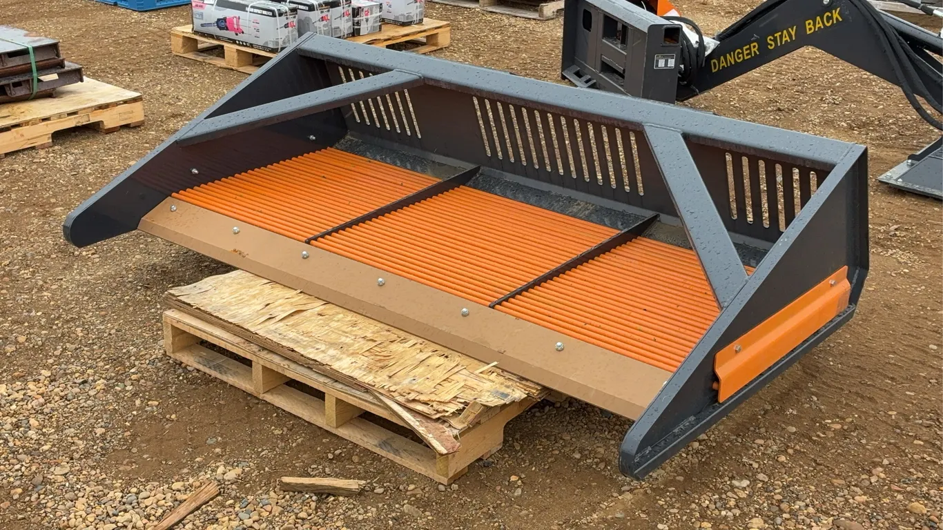Landhonor 80 IN. Skid Steer Screening Rock Bucket Unused