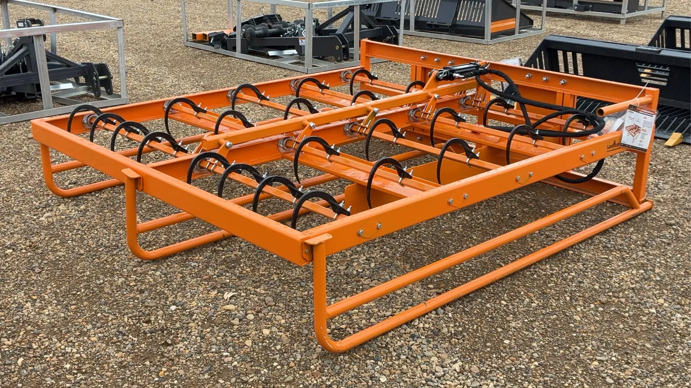 2026 Landhonor Hydraulic Skid Steer Hay Accumulator Grapple Unused