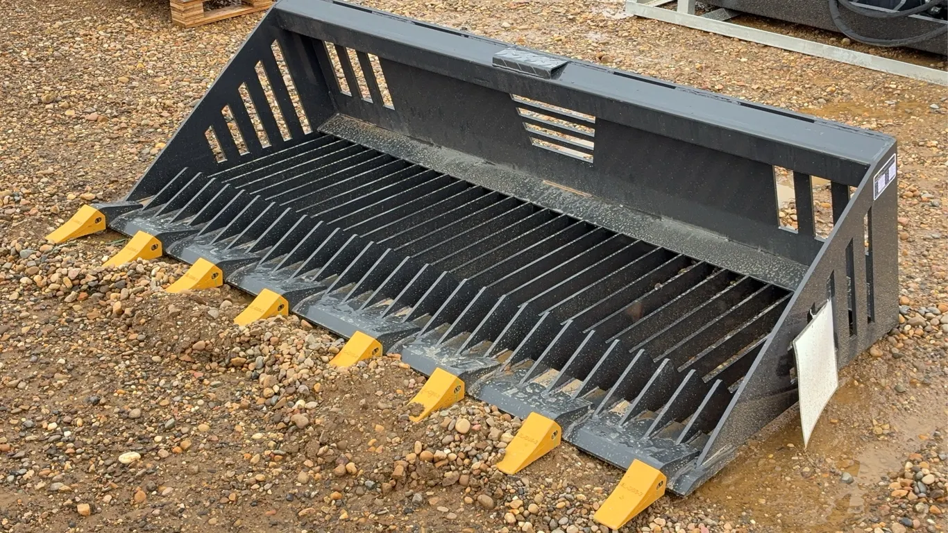 2026 Landhonor 72 IN. Skid Steer Rock Bucket Unused